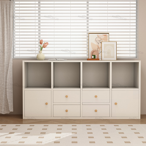 Multiusos Mueble Cajonero Ropero Comoda Y Librero 140cm