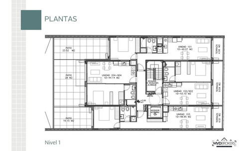Imagen 12 de 13 de Site Narvaja (204) - Venta Apartamento 1 Dormitorio A Estrenar En Cordon