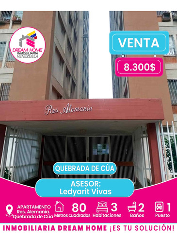 Apartamento En Venta Res. Alemania. Quebrada De Cúa Cúa