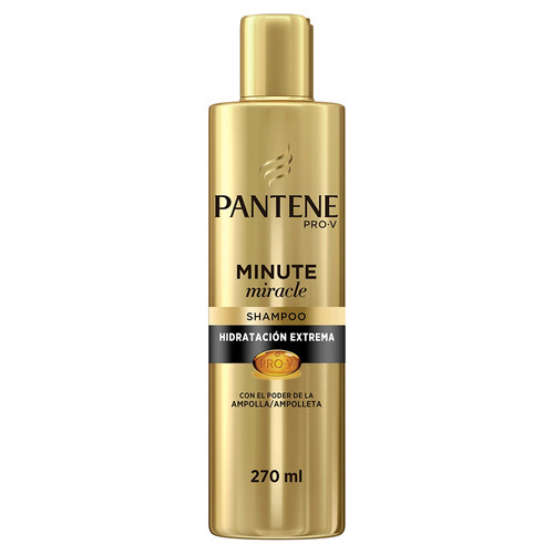 Shampoo Pantene Minute Miracle Hidratación Extrema 270 Ml
