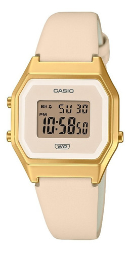 Imagen 1 de 3 de Reloj Casio Premium Vintage Cuero Mate La680wegl-4vt