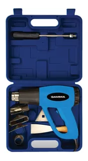 Kit Pistola De Calor Gamma G1935kar 2000w Celeste + Maletín