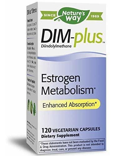 Nature's Way Dim-plus Fórmula Metabolismo De Estrógeno, 120