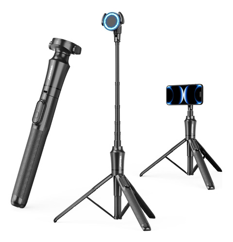 Ubeesize Tripode Para Telefono Selfie Stick De 61.5 Pulgadas