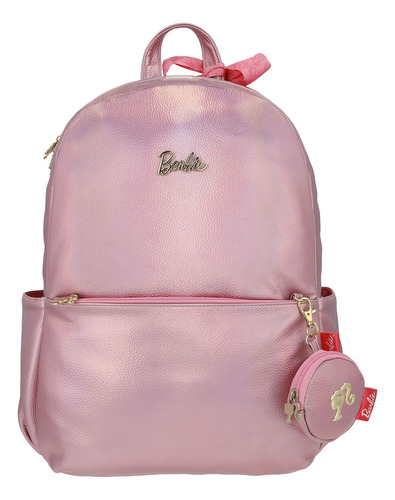 Mochila Casual Reforzada Barbie Cute Moñito