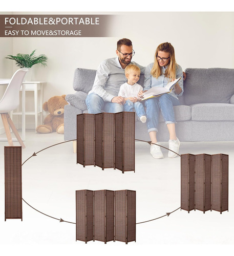 Separador De Ambientes De 6 Paneles, Separadores De Amb...