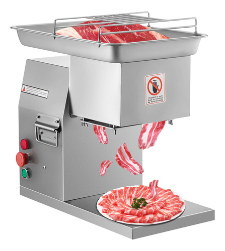 Máquina Cortadora De Carne Vevor 250kg Comercial Con