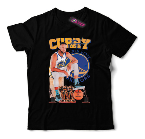 Remera Golden State Warriors Stephen Curry Nba2 Dtg Premium