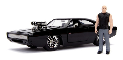 Dodge Charger Dom's F&f Dominic Toreto Jada Esc 1:24 Figura