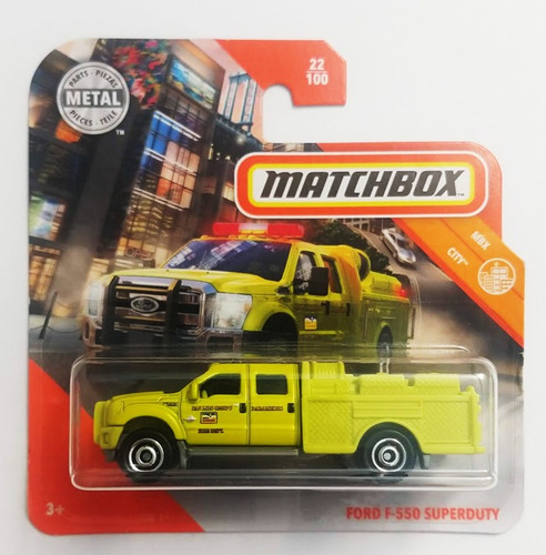 Matchbox Ford F 550 Superduty Original Coleccionable 