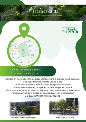 Venta Pozo 2amb-precio Lanzamiento-plaza Irlanda