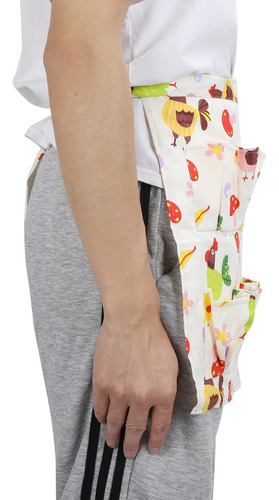 Delantal Protector Recolector De Huevos Con Múltiples Bolsil