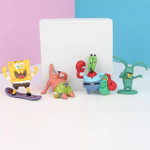 / 14pcs Bob Esponja Patricio Juguetes De Coleccion Regalos