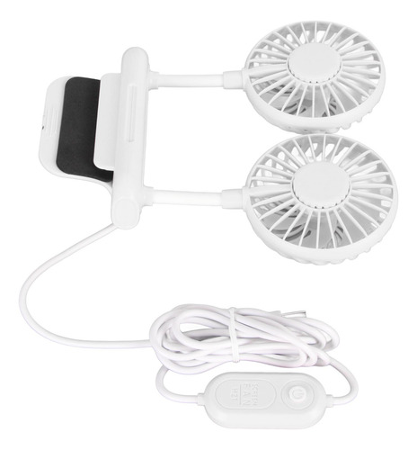 Monitor De Ventilador Con Clip De Pantalla, 2 Cabezales, 3 M