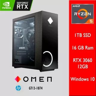 Hp Omen - Gaming Desktop - Amd Ryzen 5 5600g - 16gb Memory -