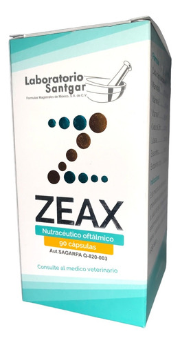 Zeax Razas Grandes 90 Tabletas Santgar 