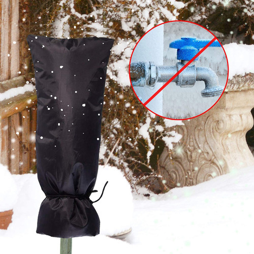 Protección contra congelamiento de grifos I Outdoor para color negro rasgado
