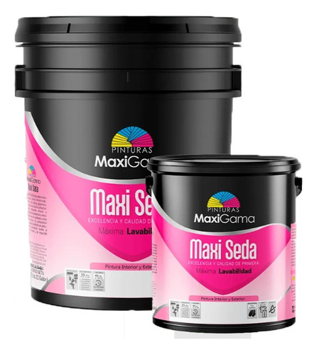 Maxiseda - Pintura Brillo De Seda Maxigama (galón)