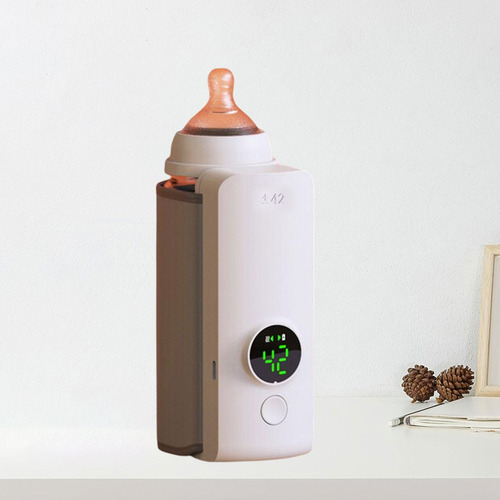 Aquecedor De Mamadeira Recarregável Sem Fio Com Visor Lcd