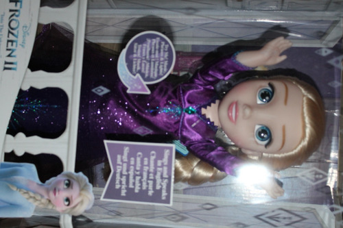 Elsa Princesa Frozen 2 Disney Store Luces Y Sonido Ingles