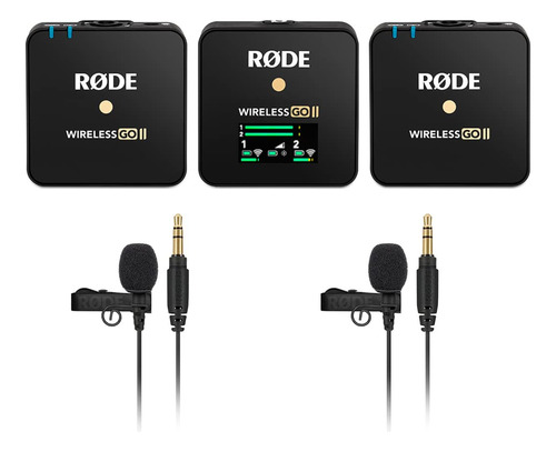 Sistema De Micrófono Inalámbrico Rode Wireless Go 2 Dual Con