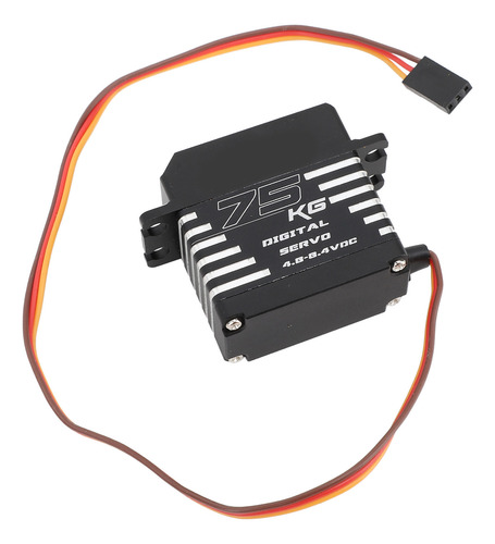 Servo Rc Sin Escobillas, Negro, 75 Kg, Brazos Completamente