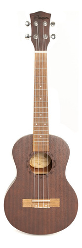 Ukelele Tenor Parquer De Madera Color Marron Con Funda