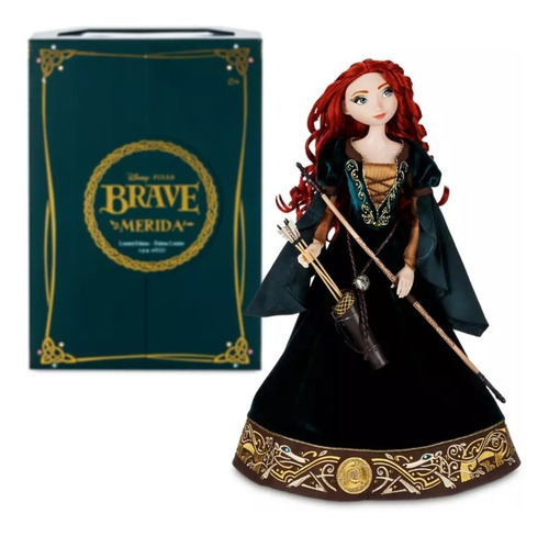 Disney Store Muñeca Merida 10 Aniversario Edicion Limitada