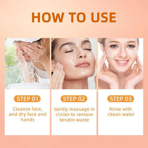 Gel Exfoliante Facial, Limpieza Profunda De Poros 1
