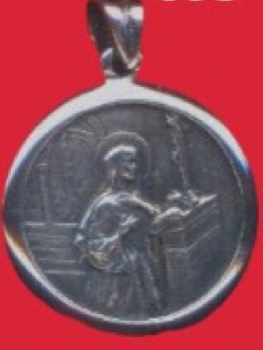 Medalla Santa Rita Plata 925 Kendra Joyas