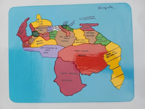 Mapa Rompecabezas Venezuela | MercadoLibre 📦