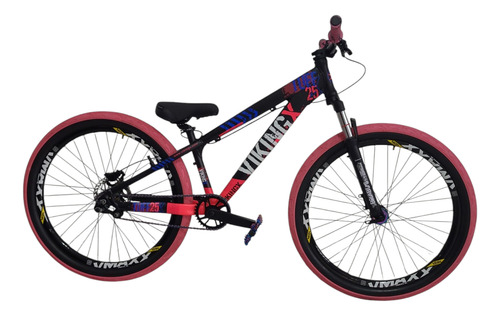 Wiking X Tuff 25 Preto/rosa 13.5 "