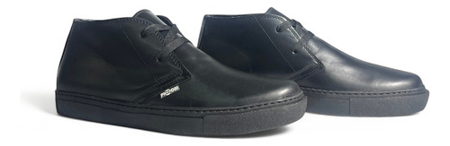 Zapatilla Bota Urbana Pizzoni Cuero Vacuno Cosida (7602)