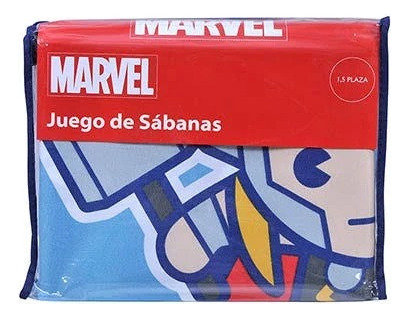 Juego De Sábanas Avengers Plaza Y Media 