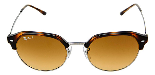 Óculos De Sol Feminino E Masculino RB4429 Cor Havana sobre Chumbo Lentes Marrom Ray-ban