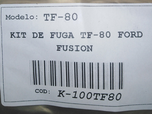 Kit De Fuga Caja Automática Ford Fusion Tf81sc/ Af21