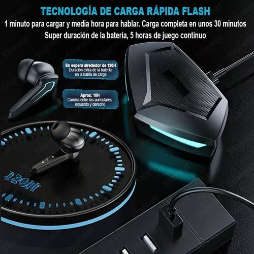 Audifonos Gamer Inalambricos Bluetooth P30 Tactil Electronica y Audio