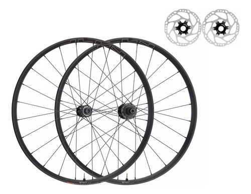 Rodas Shimano Slx Mt601 Tubeless Boost Microspline + Discos Preto