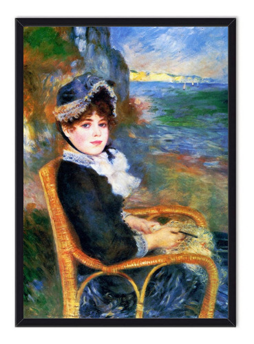 Cuadro Decorativo Por La Orilla Del Mar, Renoir