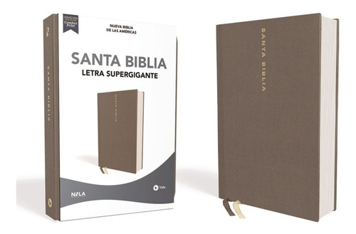 Biblia Letra Super Gigante Nbla Tapa Dura Gris