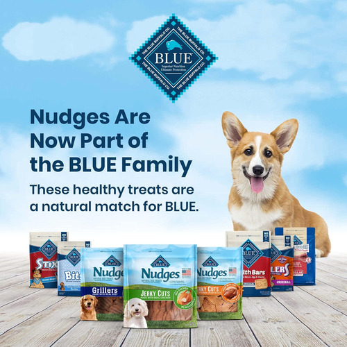 Blue Buffalo Dog Nudges Jerky Chicken (paquete De 6), 10 Onz