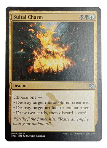 Carta Sultai Charm [tarkir] Mtg Instant