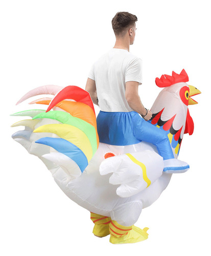 Cosplay Cosplay Gallo Inflable Disfraz Show Divertido