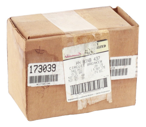 Breaker Para Chiller Carrier 30gt Hh83xb437