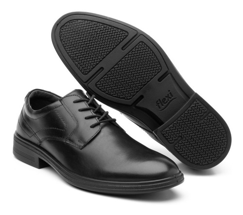Zapato Flexi Hombre 91407 Negro Vestir