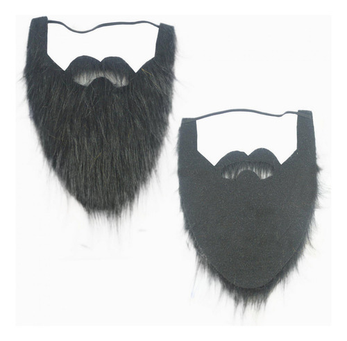 Barba Falsa, Accesorios For Barba De Papá Noel Con Negro