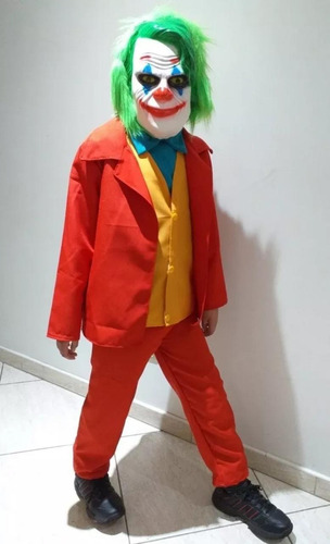Disfraz Guason Wason Joker Niños Talla 4 Hasta 16 Halloween