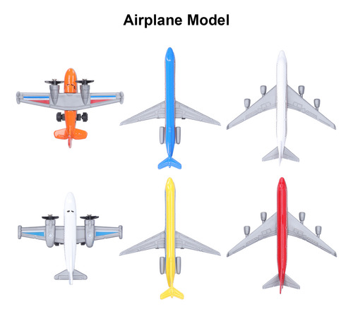 Set De Maquetas De Avión Para Niños Pequeños, Altamente Simu