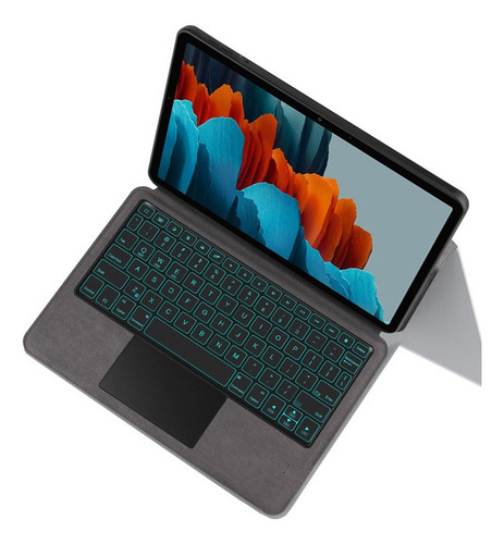 Para Samsung Galaxy Tab S7, Capa Teclado Retroiluminada D