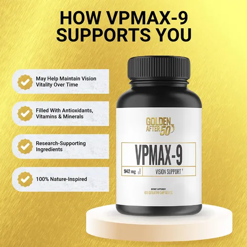Vpmax-9: Protege Tu Vision Con Antioxidantes Naturales